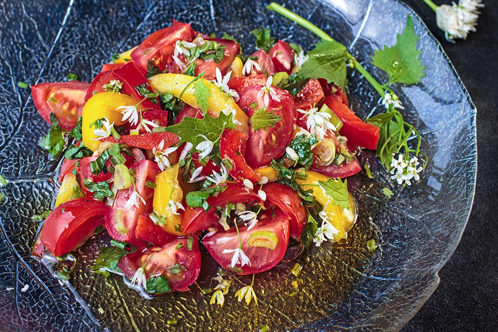Tomaten-Paprika-Salat