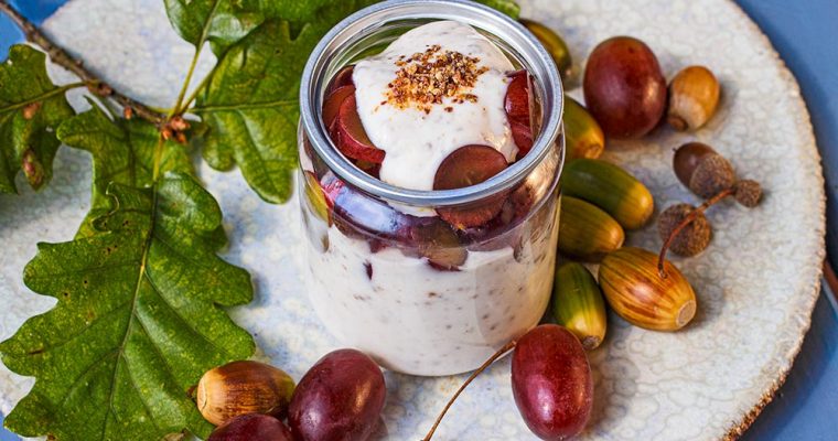 Joghurt mit Eichelkrokant