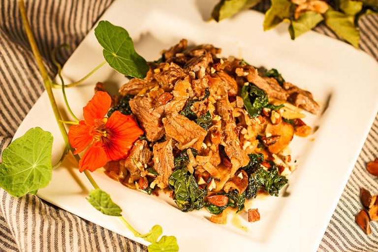 lauwarmer Rindfleischsalat