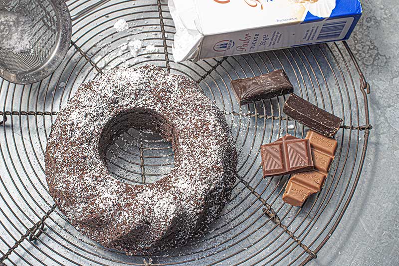 Schokokuchen Gitter