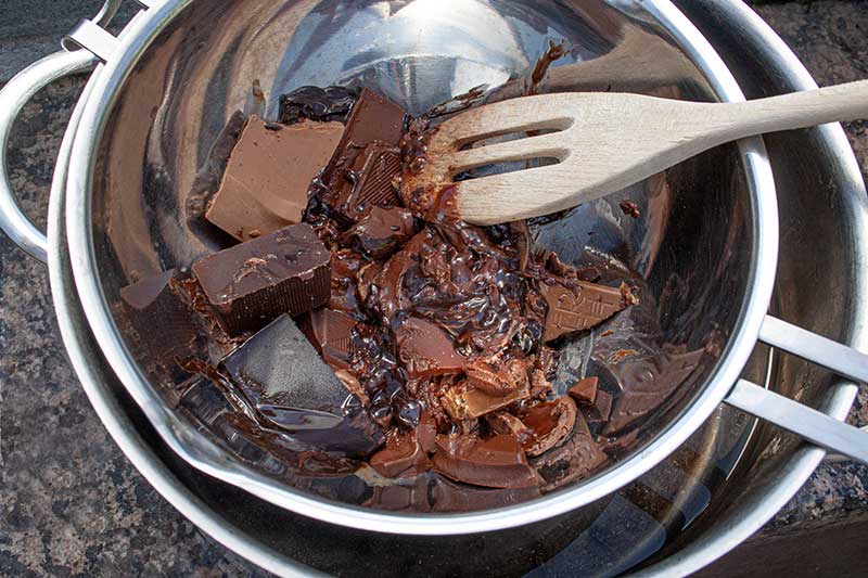 Schokolade schmelzen