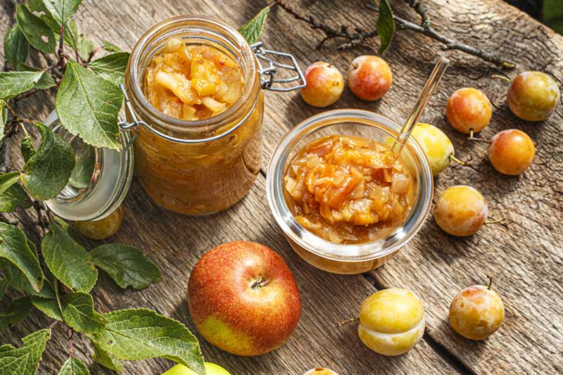 Mirabellen-Apfel-Chutney