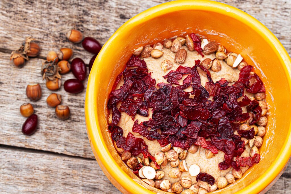 Sauerteig Kornelkirschen Haselnuesse 1