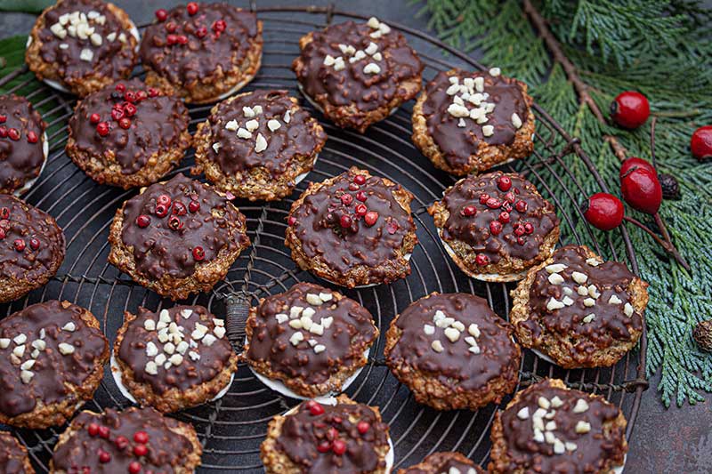 Elisenlebkuchen Schokoguss