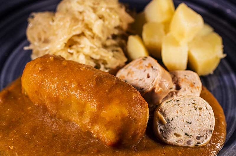 Weißwurst mit polnischer Soße