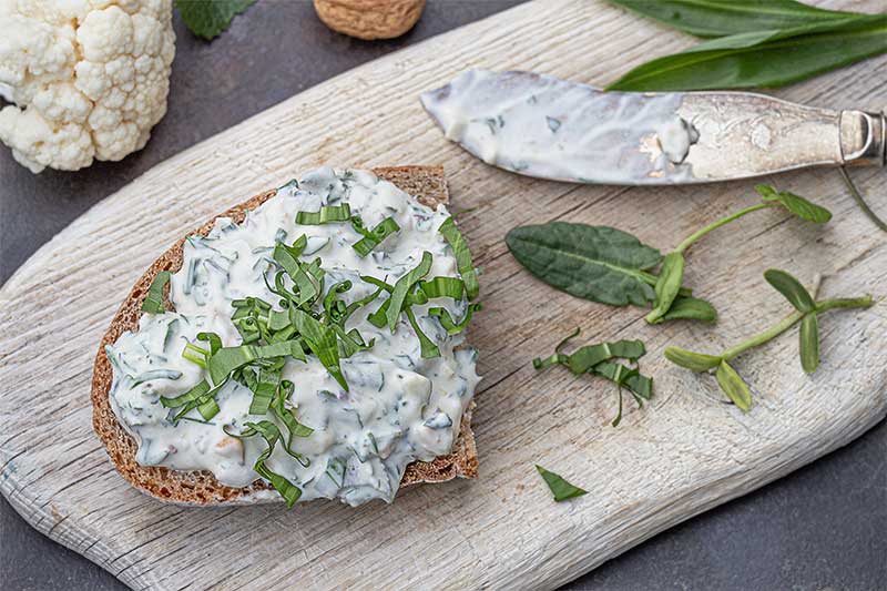 Brot-mit-Frühlingsquark