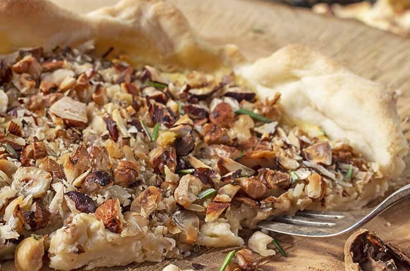 Kokos-Vanilleflammkuchen