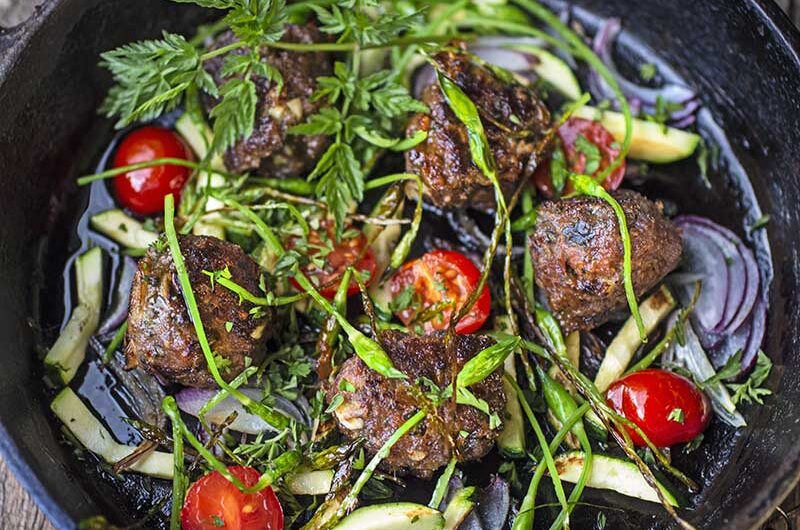 Fleischklößchen-Wiesenkerbel-Bärlauch-(2)