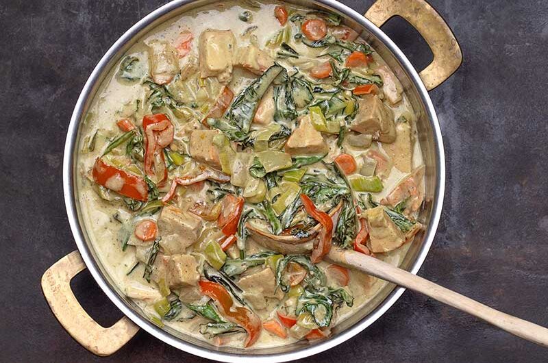Schwefelporling-Curry mit Kohldistel