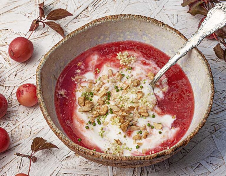 Joghurt-Kirschpflaumenmus