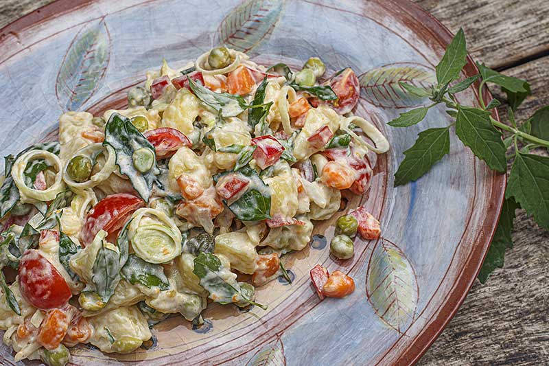 Kartoffelsalat-Gemüse-Melde
