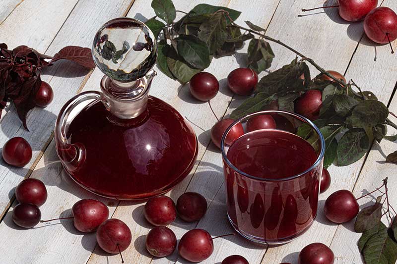 Kirschpflaumensirup