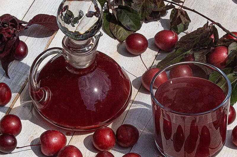 Kirschpflaumensirup