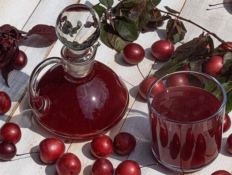 Kirschpflaumensirup