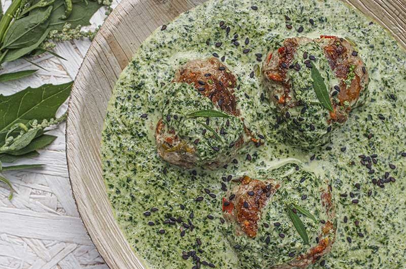 asiatische-Hackbällchen-Meldesoße