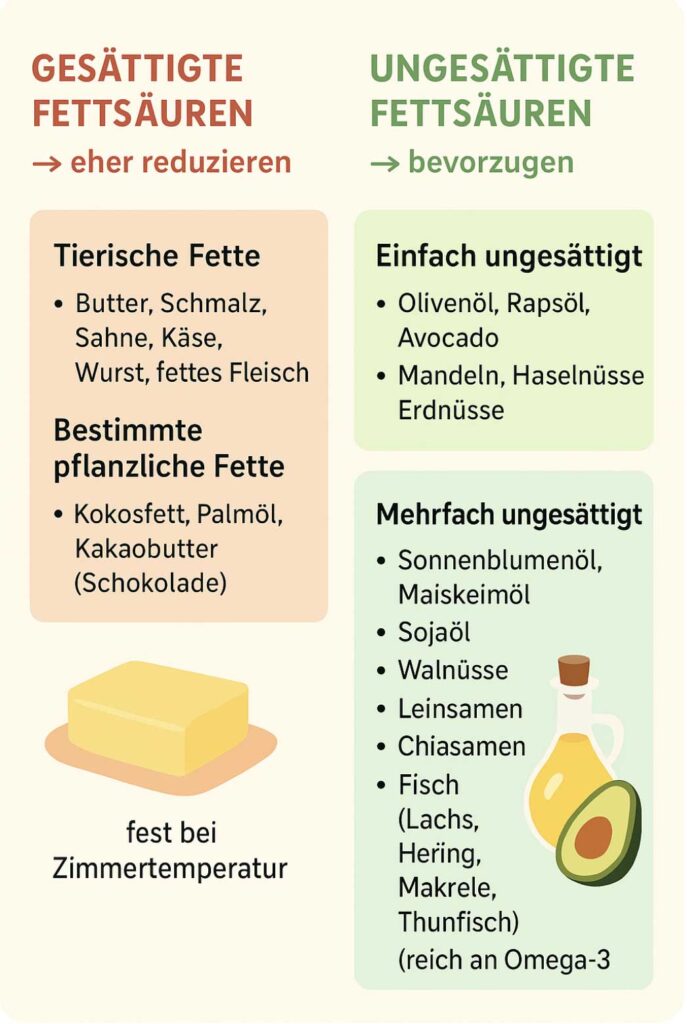Fettsaeuren Uebersicht