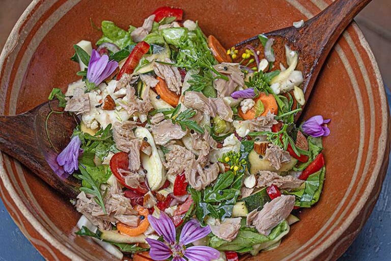 Rohkostsalat-Thunfisch