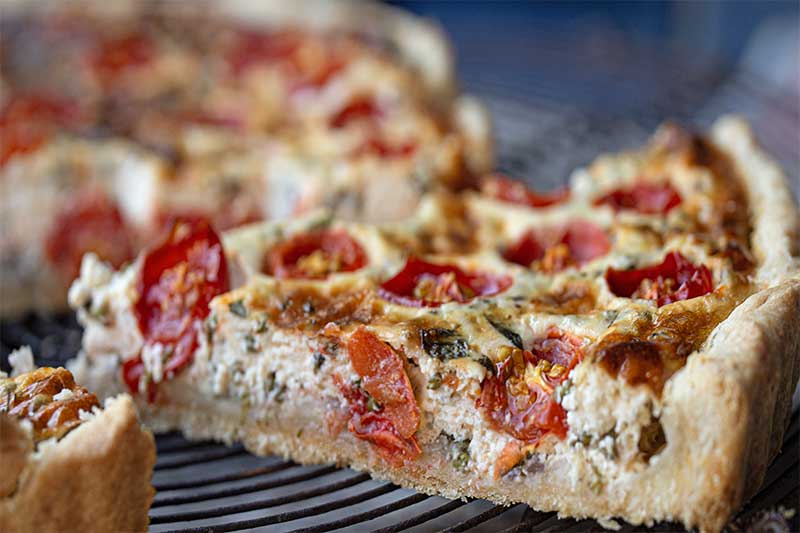 Tomatenquiche Stueck 2