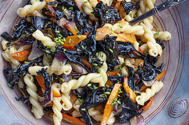 Herbsttrompeten-Hokaido-Fenchelfrüchte