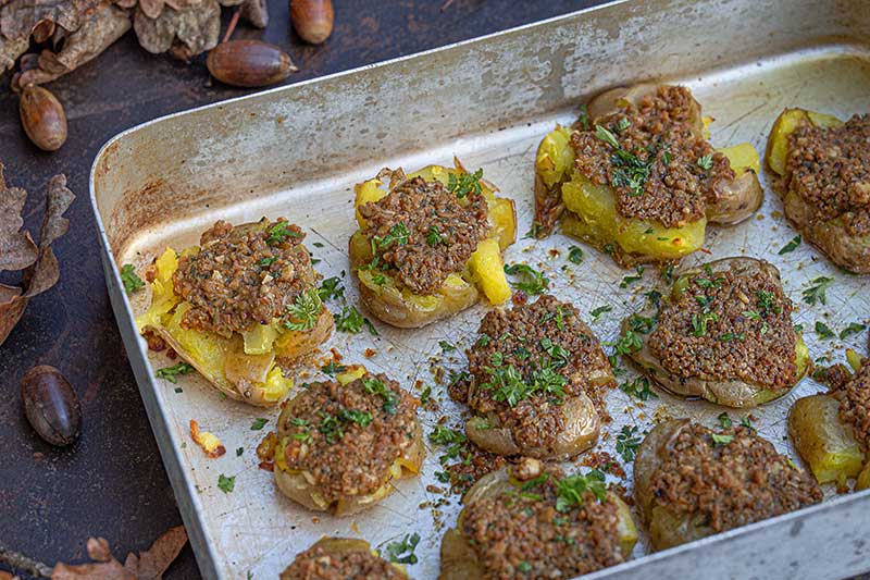 Ofenkartoffeln Eicheln