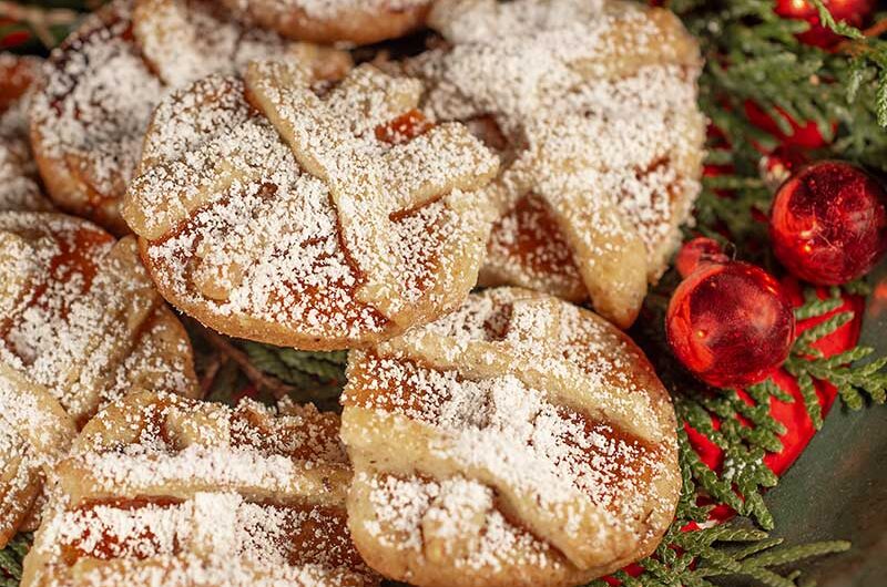 Linzer-Plätzchen-Makro