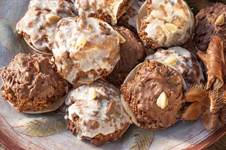 Mini-Elisenlebkuchen-Bucheckern