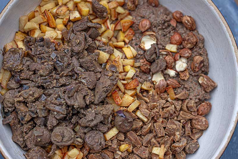 Geflügelleberpastete-Teig