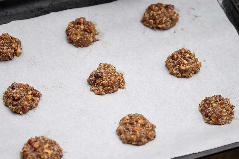 Haselnussflorentiner ungebacken