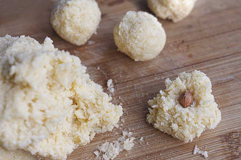 Kokosplätzchen-Teig