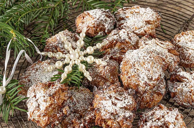 Mandel-Marzipanpätzchen-Stern