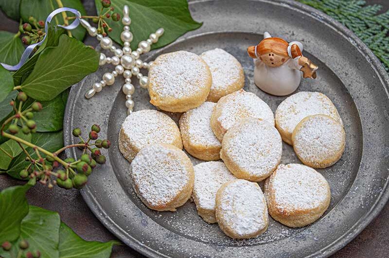 Mandelplätzchen-Teller