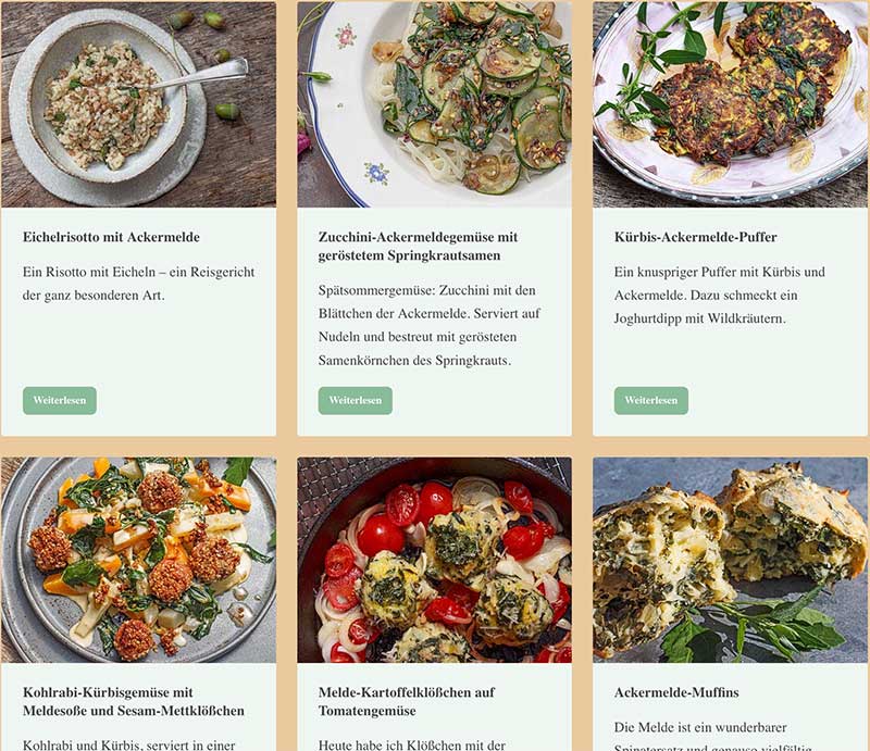 Ackermelde Rezepte
