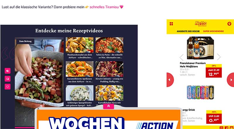 Werbung kochblog
