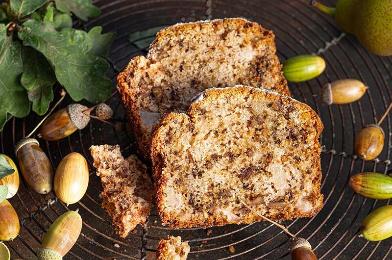 Rührkuchen-Scheiben-Eicheln